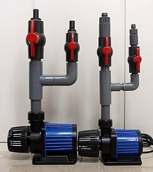 オーバーフロー水槽用分岐配管　カラー配管 逆止弁付き NEW】オーバーフロー水槽用 逆止弁付 分岐配管
